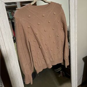Womens Tan Sweater